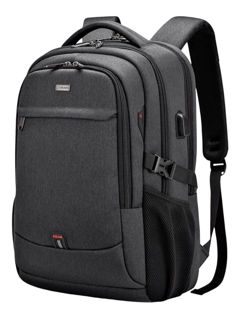 Duslang 17 inch Travel Laptop Backpack for Men/Women Water Resistant black